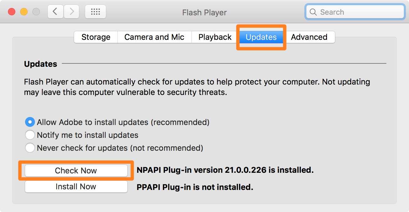 download the latest version of flash player for mac